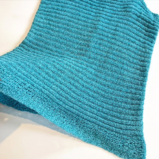 Blue Crochet Cami