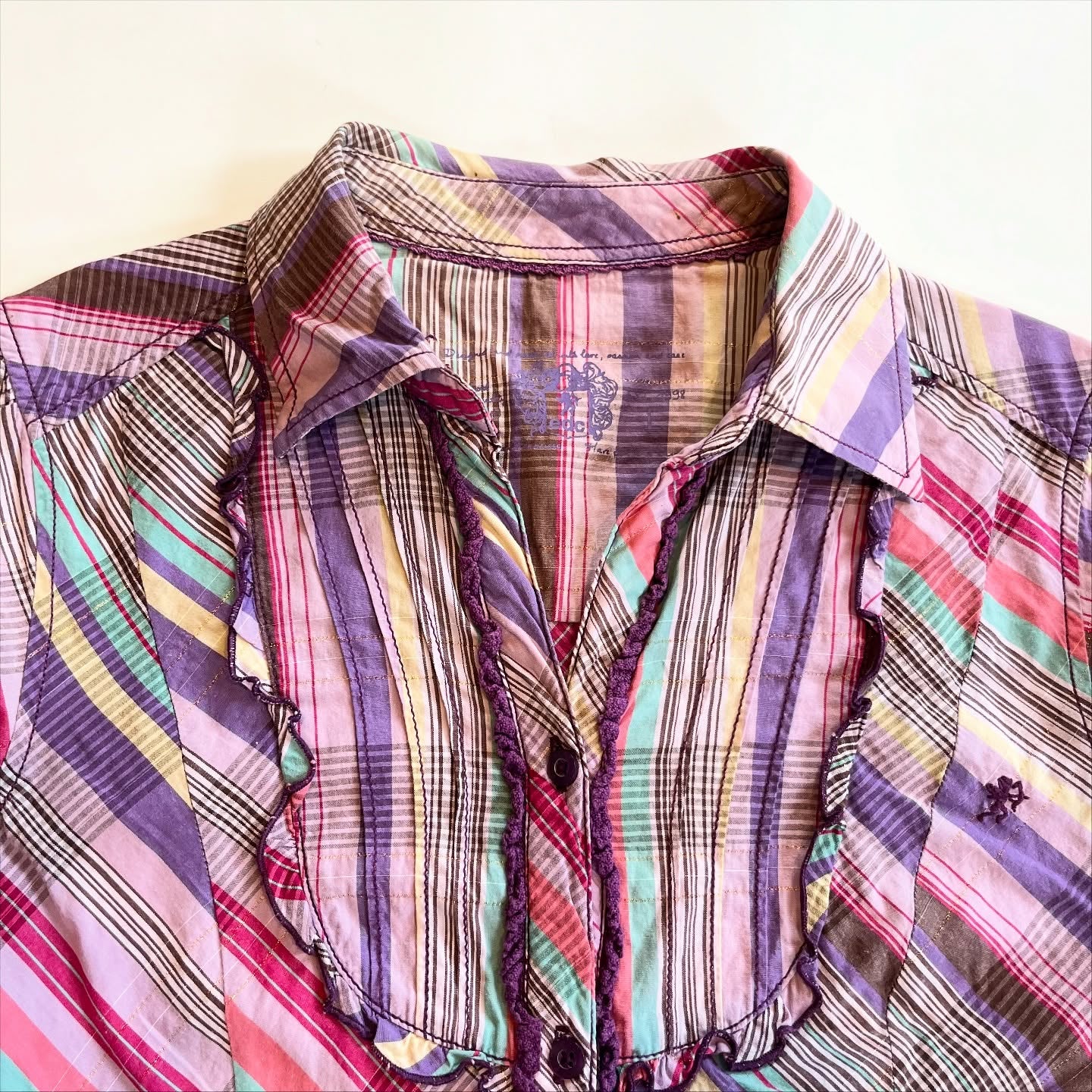 Purple Plaid Shirt