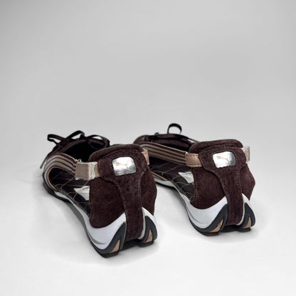PUMA Brown Slingback Ballet Flats