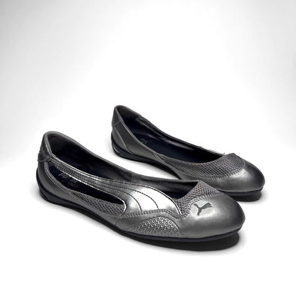 PUMA Silver Espera Ballet Flats