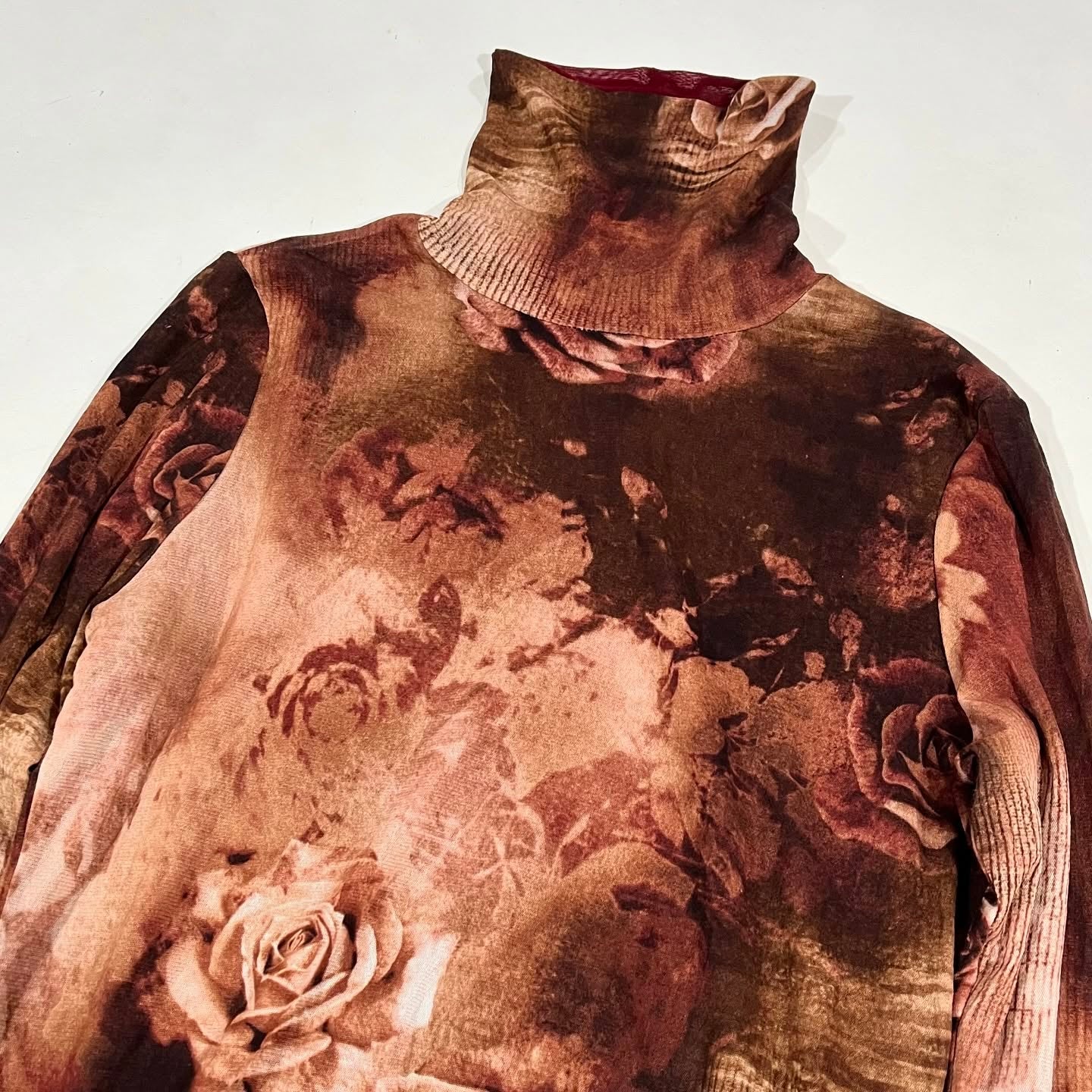 Brown Rose Top
