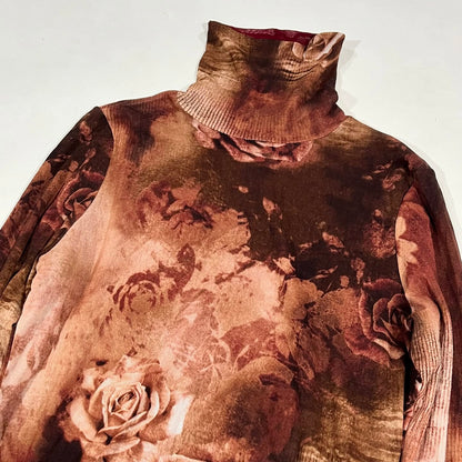 Brown Rose Top